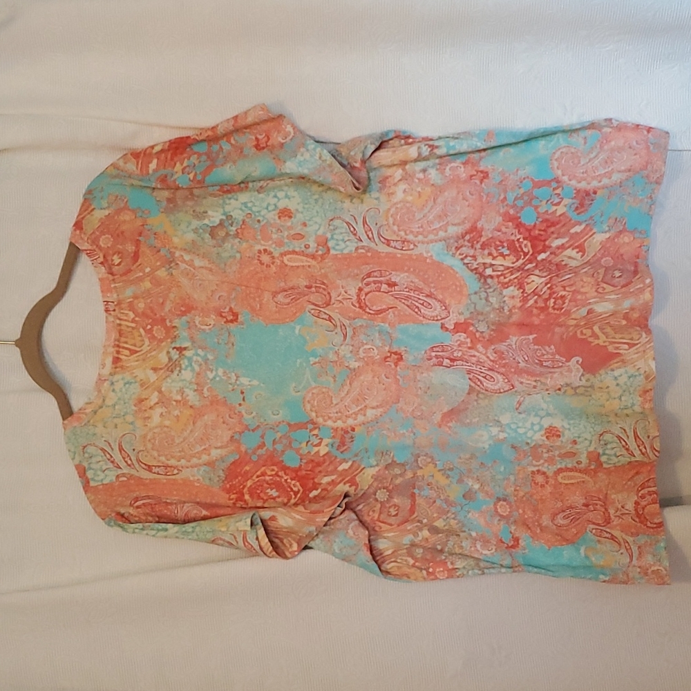 Gloria Vanderbilt crewneck cotton t-shirt size 3x - Picture 6 of 8